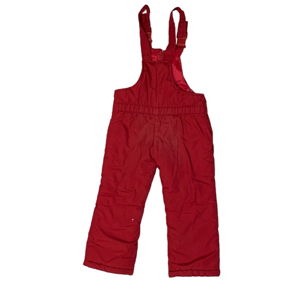 London Fog 4T Red Snow Overall Snowpants - Picture 4 of 6